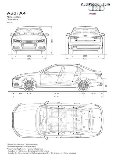 Audi A Dimensions