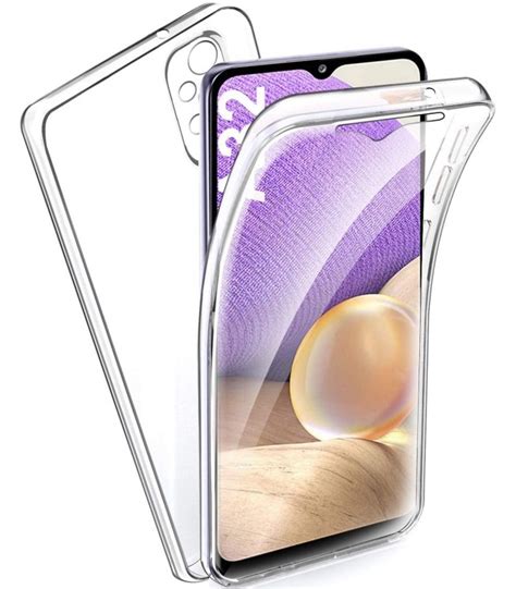 Funda Doble Samsung Galaxy A G Silicona Transparente Delantera Y Trasera