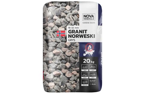 Grys Granitowy Norweski 16 32 Mm 20 Kg Bricomarche Pl