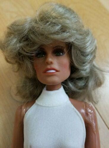 Vintage Farrah Fawcett Doll Mego Corp White Outfit Charlie