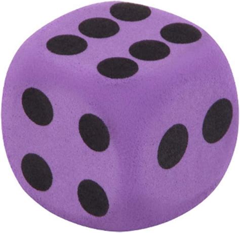 Ainichi Giant Foam Dice Coloured Big Lightweight Eva Foam Dice Soft