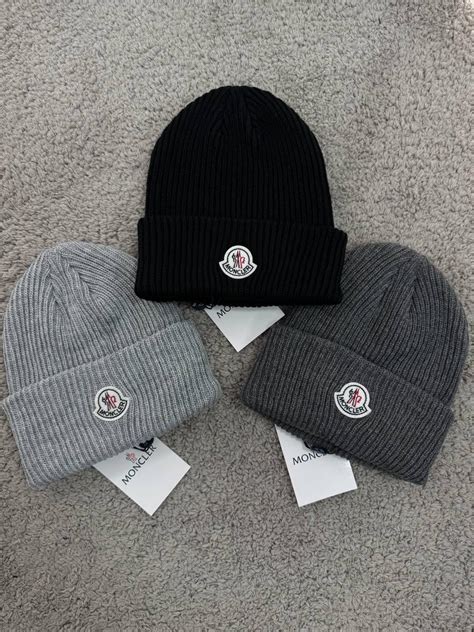 Шапка Moncler Монклер шапка Шапки moncler чоловічі Чорна шапка moncler ...