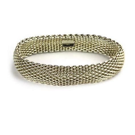 Tiffany And Co Somerset Mesh Bracelet 925 Sterling Silver Bracelets