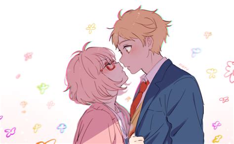 Kanbara Akihito Kuriyama Mirai Anime Kanata Beyond The Boundary