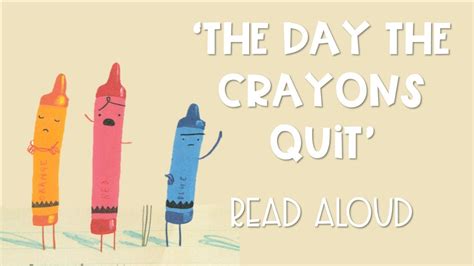 The Day The Crayons Quit Read Aloud Youtube