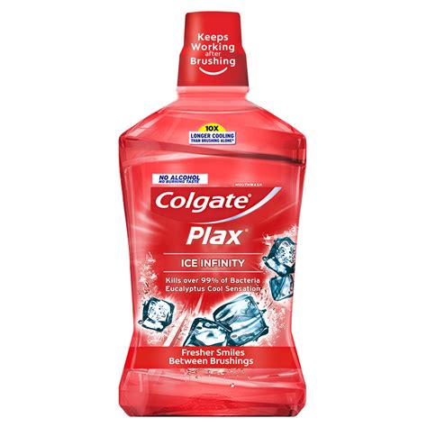 Colgate Plax Ice Infinity Antibacterial Mouthwash L Lazada Ph