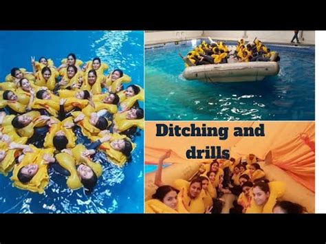 Cabin Crew Training Ditching Drills Youtube