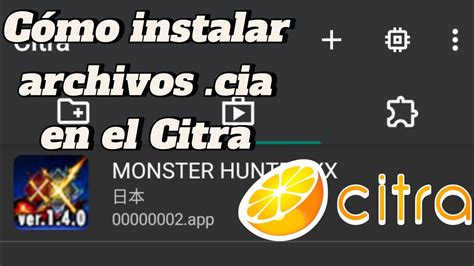 C Mo Instalar Archivos Cia En El Emulador Citra En Android Youtube