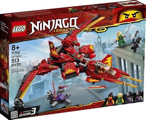 Lego Ninjago Legacy - Amazon.com: LEGO NINJAGO Legacy Kai Fighter 71704 Building Set for Kids ...