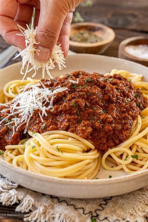 Spaghetti Bolognese Einfach Italienisch Und Lecker Receta