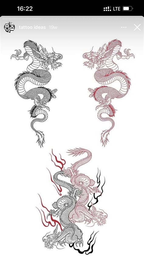 Pin On Tattoo Sleeve Designs Back Tattoos For Guys Chinese Dragon