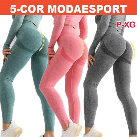 Cal A Legging Academia Levanta Bumbum Macac O Fitness Sem Costura