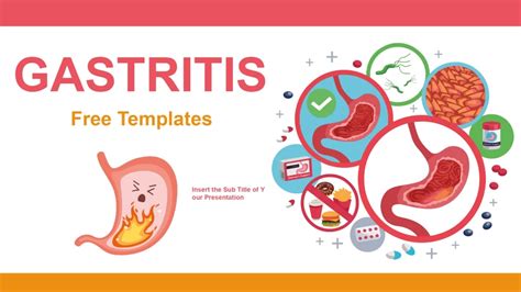 Gastritis Plantilla Powerpoint Ppt De Enfermedades