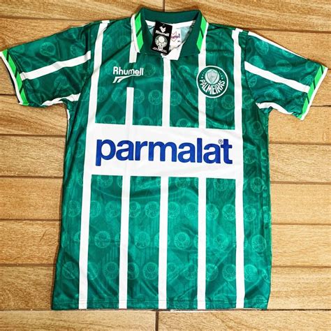 Camisa Do Palmeiras Parmalat Retro Academia Futebol Paulista