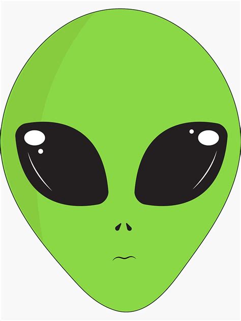 "Alien head, green alien dude for all products, green alien big eyes ...