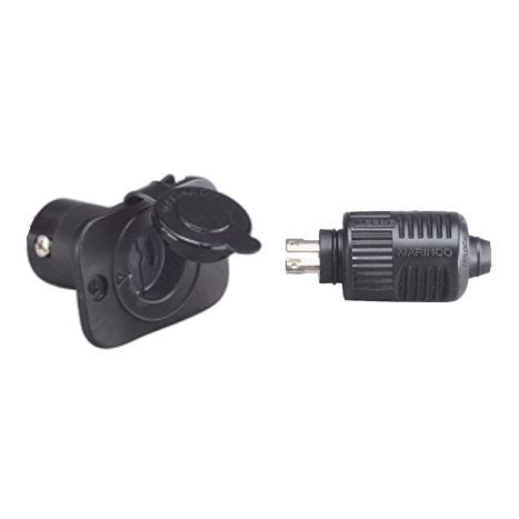 Marinco ConnectPro 2 Wire Plug Receptacle 12VCPS2