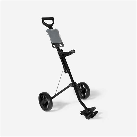 Golf Foldable Two Wheel Trolley 100 Black