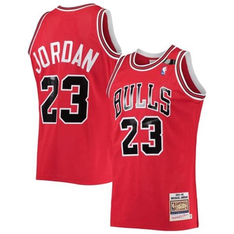 Michael Jordan Chicago Bulls Mandn Hardwood Classics 1991 Jersey Red