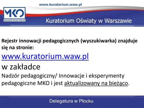 Ppt Innowacje Pedagogiczne W Szko Ach Podstawowych Powerpoint