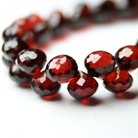 Pyrope Garnet Micro Faceted Onion By Serendipitygemstones On Etsy Semi