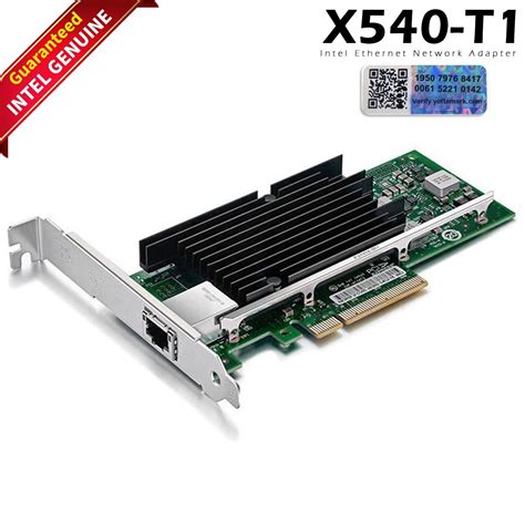 Intel X540 T1 X540t1blk Yottamark 1 Port Ethernet Converged Network