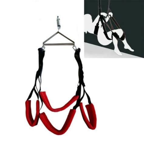 Sex Swing Spinning With Metal Tripod Hanging Door Adult Restraints Set Position Aid Love Sling