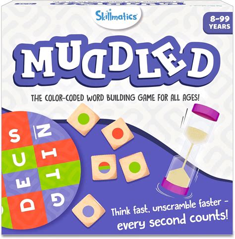 Skillmatics Word Game Muddled Fast Paced Word Building Game Fun For