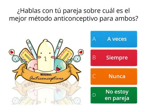 Sexualidad Y Métodos Anticonceptivos ¿cuánto Sabes ¿te Animas A