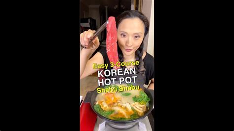 Course Korean Hot Pot Shabu Shabu YouTube