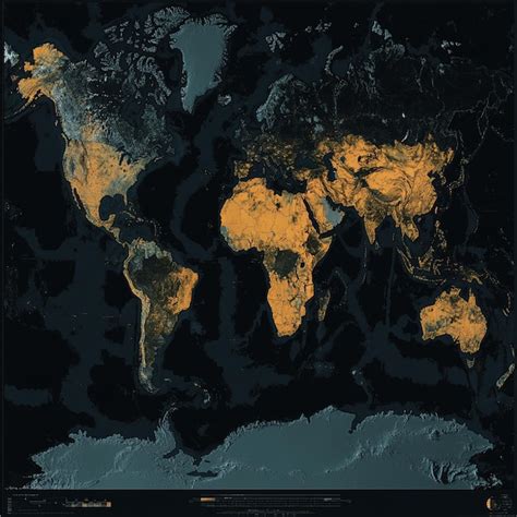 nighttime world map pictures