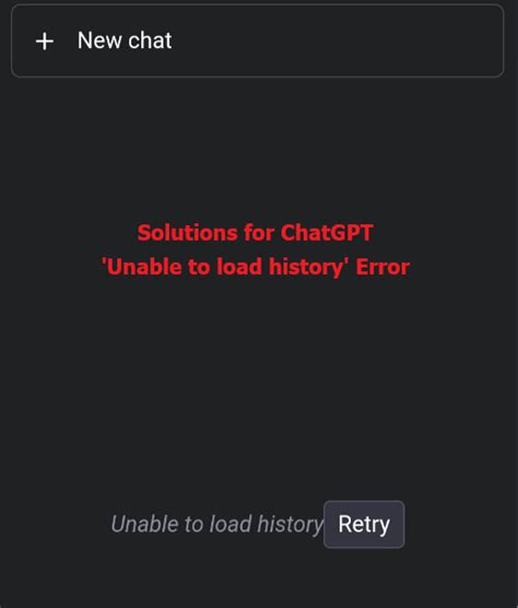 7 Fixes For ChatGPT Unable To Load History Error AirDroid