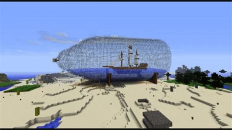 minecraft ship in a bottle | Minecraft creations, Water traps, Ship in ...