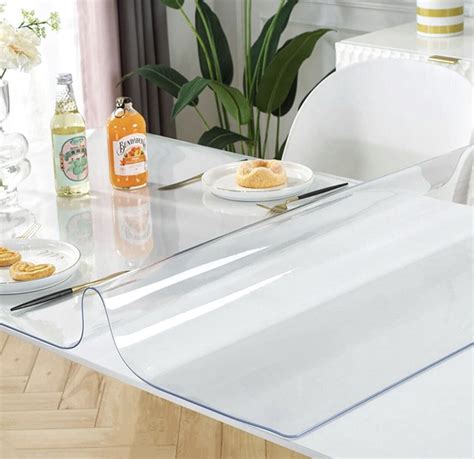 Vevor Protector De Mesa Transparente Cubre Mesa Transparente 80 X 43