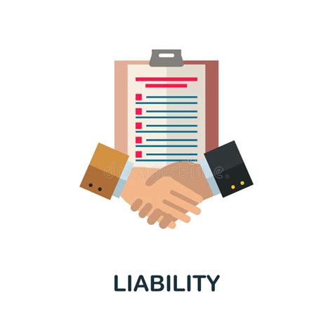 Liability Flat Icon Color Simple Element From Customer Loyalty