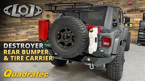 Jeep Wrangler Smittybilt Atlas Rear Bumper Tire Carrier 45 Off