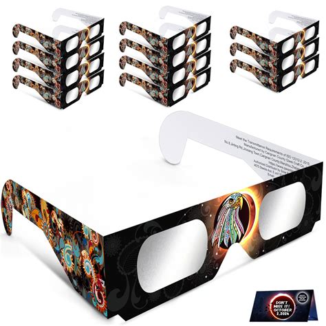 Andbasis 12 Pack Solar Eclipse Glasses ISO 12312 2 2015 E CE