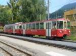 zb Brünig Golden Pass Schnellzug mit Zugslok De 4 4 110 002 3 im