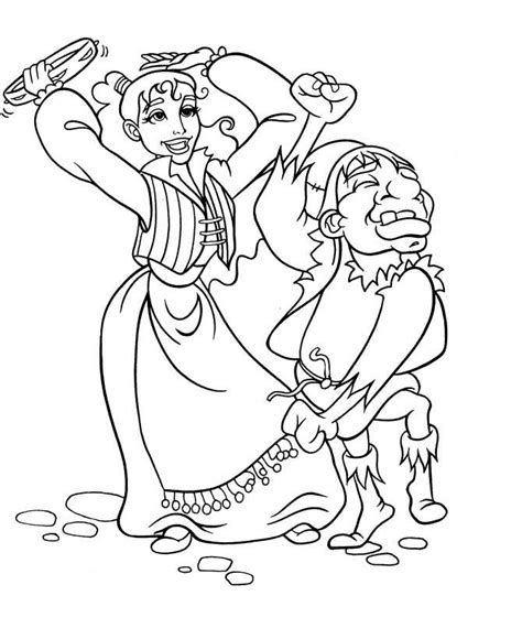 Esmeralda Hunchback Of Notre Dame Coloring Pages