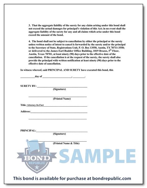 $10,000 Texas Telephone Solicitation Bond | Bond Republic