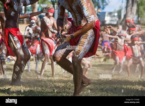 Aboriginal Dancers At The Laura Aboriginal Dance Festival Laura