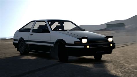 Download A Classic Toyota Ae86 Sports Car Perfect For The Racing