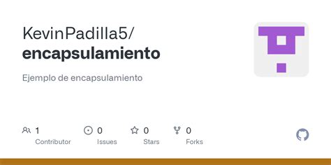 GitHub KevinPadilla5 Encapsulamiento Ejemplo De Encapsulamiento