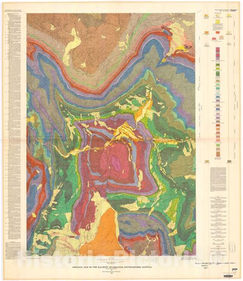 Map Geologic Map Of The Maudlow Quadrangle Southwestern Montana