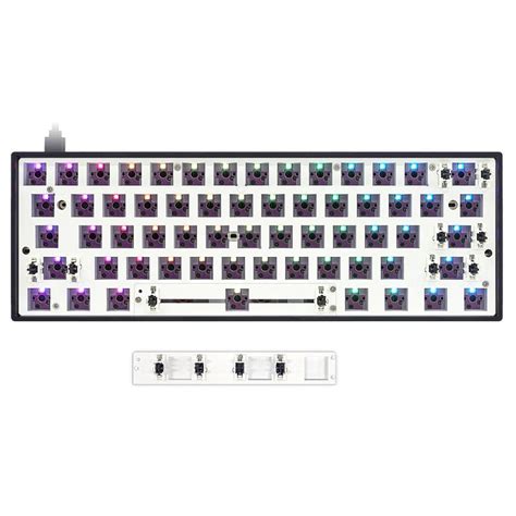 Skyloong GK61 Lite Keyboard Barebone 61 Keys 60 Gasket RGB Hot