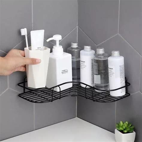 Suporte Prateleira Porta Shampoo Canto Ventosa Organizador Frete Gr Tis