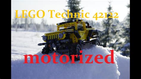 Lego Technic 42122 Jeep Wrangler Motorized Rc First Run Youtube