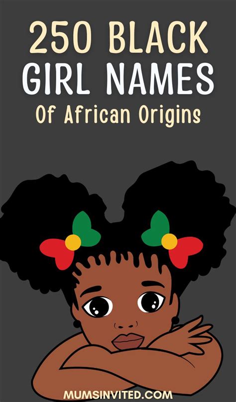 250 Black Girl Names With Meanings And Nicknames Mums Invited