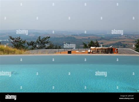 Exterior Architecture And Building Design Of Swimming Pool And Terrace