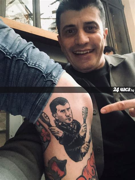 Жоро Игнатов от “Съдебен спор” цъфна на татуировка