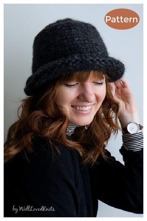 Bucket Hat Knitting Patterns Hat Knitting Patterns Chunky Knitting